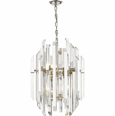 Z-Lite 4006-8PN Bova Polished Nickel 20" Drop Ceiling Lighting