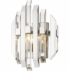 Z-Lite 4006S-PN Bova Polished Nickel Wall Lighting Sconce
