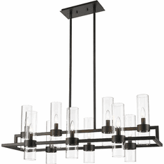 Z-Lite 4008-10MB Datus Contemporary Matte Black Outdoor Kitchen Island Light