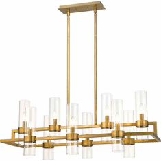 Z-Lite 4008-10RB Datus Contemporary Rubbed Brass Exterior Kitchen Island Lighting