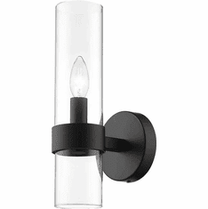 Z-Lite 4008-1S-MB Datus Modern Matte Black Outdoor Wall Lighting Fixture