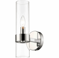 Z-Lite 4008-1S-PN Datus Modern Polished Nickel Outdoor Lighting Sconce