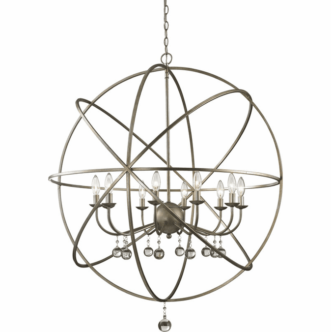 Z-Lite 415-36 Acadia Antique Silver 41.5" Tall Drop Lighting