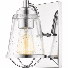 Z-Lite 444-1S-CH Mariner Contemporary Chrome Wall Light Sconce