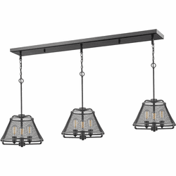 Z-Lite 451-16-3BRZ Iuka Contemporary Bronze Multi Lighting Pendant
