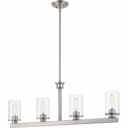 Z-Lite 462-4L-BN Savannah Modern Brushed Nickel Kitchen Island Light Fixture