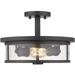 Z-Lite 462SF14-BRZ Savannah Modern Bronze 14" Ceiling Light