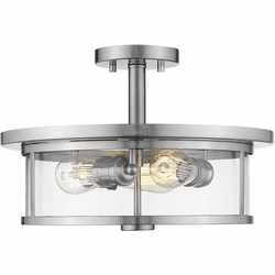 Z-Lite 462SF16-BN Savannah Modern Brushed Nickel 16" Ceiling Lighting Fixture