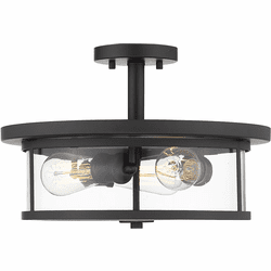 Z-Lite 462SF16-BRZ Savannah Contemporary Brushed Nickel 16" Ceiling Light Fixture