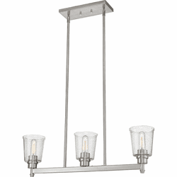 Z-Lite 464-3L-BN Bohin Contemporary Brushed Nickel Kitchen Island Lighting