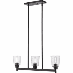 Z-Lite 464-3L-MB Bohin Modern Matte Black Kitchen Island Light