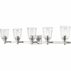 Z-Lite 464-5V-CH Bohin Contemporary Chrome 5-Light Bathroom Sconce