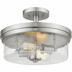 Z-Lite 464SF-BN Bohin Modern Brushed Nickel Flush Mount Light Fixture