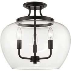 Z-Lite 473SF-MB Joliet Modern Matte Black Home Ceiling Lighting