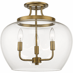 Z-Lite 473SF-OBR Joliet Modern Olde Brass Overhead Light Fixture