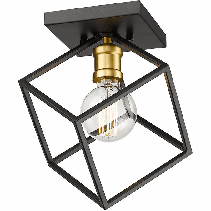 Z-Lite 478F-BRZ-OBR Vertical Modern Bronze / Olde Brass Ceiling Lighting Fixture