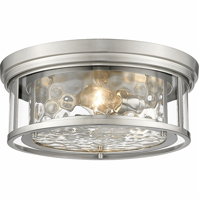 Z-Lite 493F3-BN Clarion Modern Brushed Nickel 16" Overhead Lighting