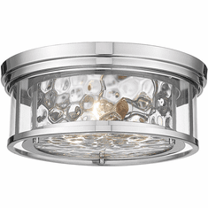 Z-Lite 493F3-PN Clarion Contemporary Polished Nickel 16" Overhead Lighting