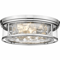 Z-Lite 493F4-PN Clarion Contemporary Polished Nickel 21" Overhead Lighting