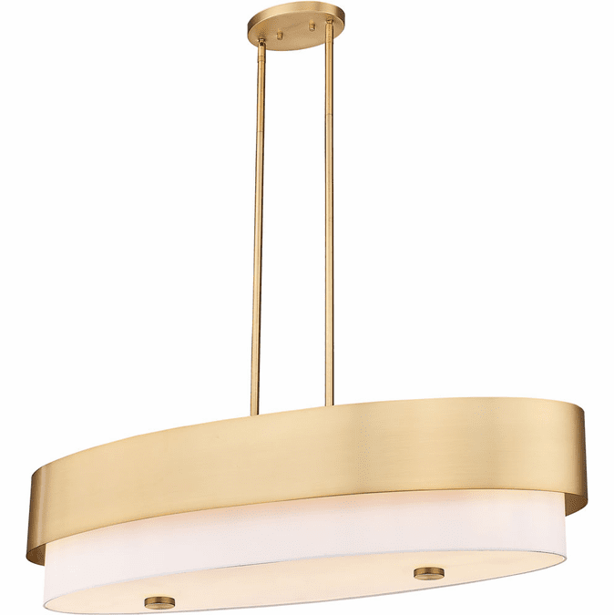 Z-Lite 495-42L-MGLD Counterpoint Contemporary Modern Gold Island Lighting