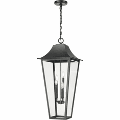 Z-Lite 5008CHXXL-BK Gannon Black 16" Outdoor Pendant Lamp
