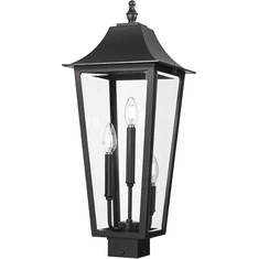 Z-Lite 5008PHBS-BK Gannon Black Exterior Pole Lighting Fixture