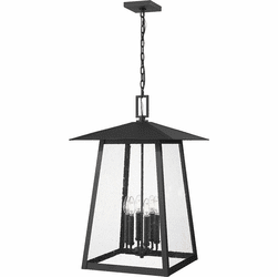 Z-Lite 5015CHXXL-BK Rainer Black Exterior Pendant Lamp