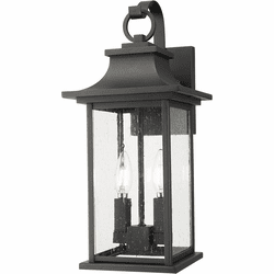 Z-Lite 5017M-BK Tiberius Black Exterior Lighting Sconce