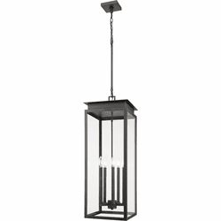 Z-Lite 5018CHXL-BK Nova Black Outdoor Hanging Pendant Lighting