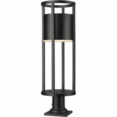 行列のできるレビュー商品、集めました。高評価アイテム 517PHB-519P-BK-LED Z-Lite Luca 10 LED Black Contemporary 帽子