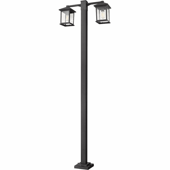 Z-Lite 531-2-536P-BK Portland Black Outdoor Landscape Lighting