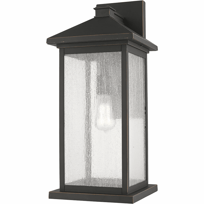 Z-Lite 531BXL-ORB Portland Oil Rubbed Bronze Exterior 22" Wall Sconce