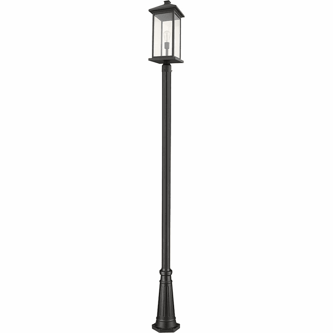 Z-Lite 531PHBXLR-519P-BK Portland Black Outdoor Landscape Lighting Design