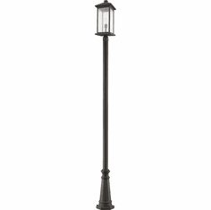 Z-Lite 531PHBXLR-519P-ORB Portland Oil Rubbed Bronze Exterior Landscape Lighting Fixture
