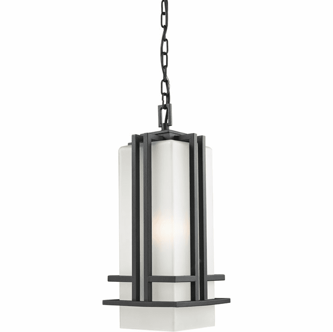 Z-Lite 549CHB-BK Abbey Black 7.75" Wide Exterior Drop Lighting Fixture