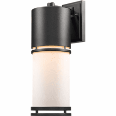 Z-Lite 560B-BK-LED Luminata Modern Black LED Outdoor Lighting Wall Sconce