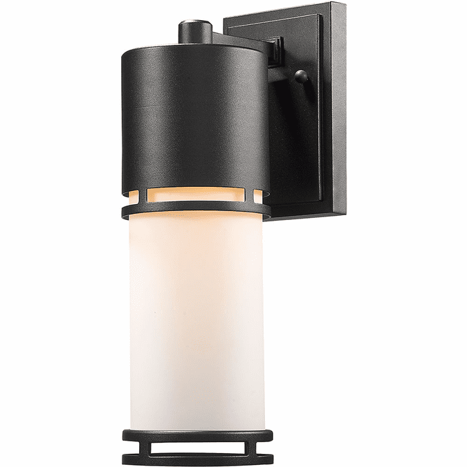 Z-Lite 560M-BK-LED Luminata Modern Black LED Outdoor Wall Mounted Lamp