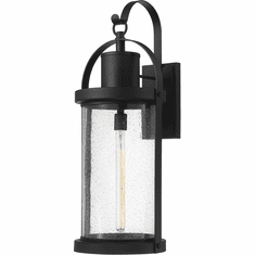 Z-Lite 569XL-BK Roundhouse Black Outdoor Wall Lamp