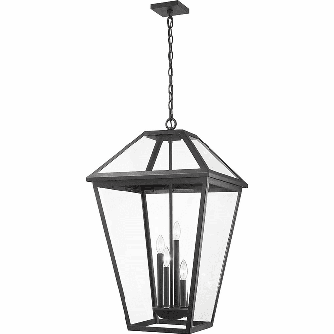 Z-Lite 579CHXLX-BK Talbot Black Exterior Hanging Light