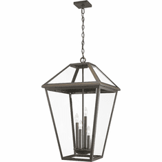 Z-Lite 579CHXLX-ORB Talbot Oil Rubbed Bronze Exterior Pendant Hanging Light