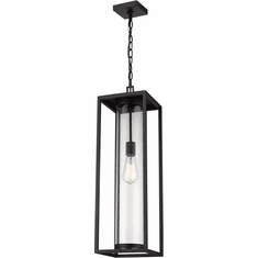 Z-Lite 584CHB-BK Dunbroch Modern Black Outdoor Drop Lighting Fixture