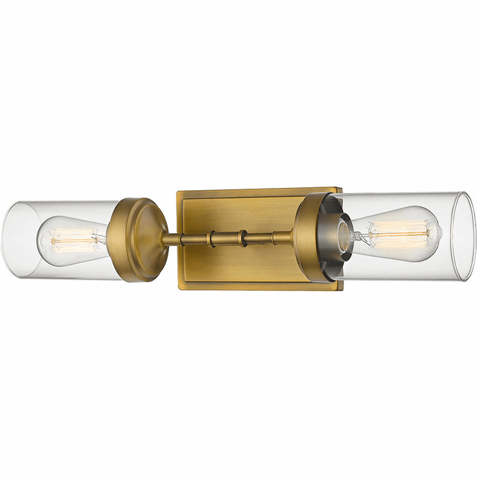 Z-Lite 617-2S-FB Calliope Contemporary Foundry Brass Lamp Sconce