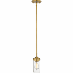 Z-Lite 617MP-FB Calliope Contemporary Foundry Brass Mini Pendant Lamp