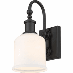 Z-Lite 733-1S-MB Bryant Modern Matte Black Light Sconce