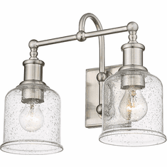 Z-Lite 734-2V-BN Bryant Contemporary Brushed Nickel 2-Light Bathroom Vanity Lighting