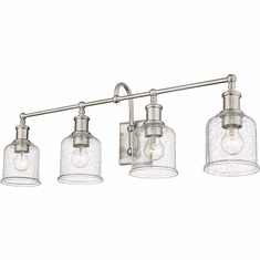 Z-Lite 734-4V-BN Bryant Contemporary Brushed Nickel 4-Light Bathroom Sconce