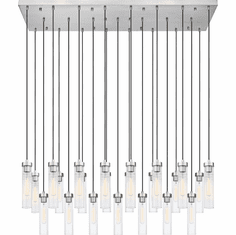 Z-Lite 740P-23L-BN Beau Contemporary Brushed Nickel 54" Multi Lighting Pendant