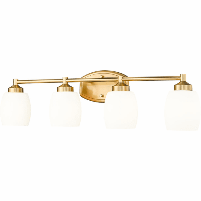 Z-Lite 745-4V-LG Kendrick Modern Luxe Gold 4-Light Bath Light Fixture