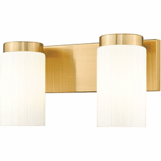 Z-Lite 746-2V-LG Burk Modern Luxe Gold 2-Light Vanity Light