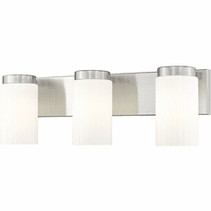 Z-Lite 746-3V-BN Burk Contemporary Brushed Nickel 3-Light Bathroom Sconce